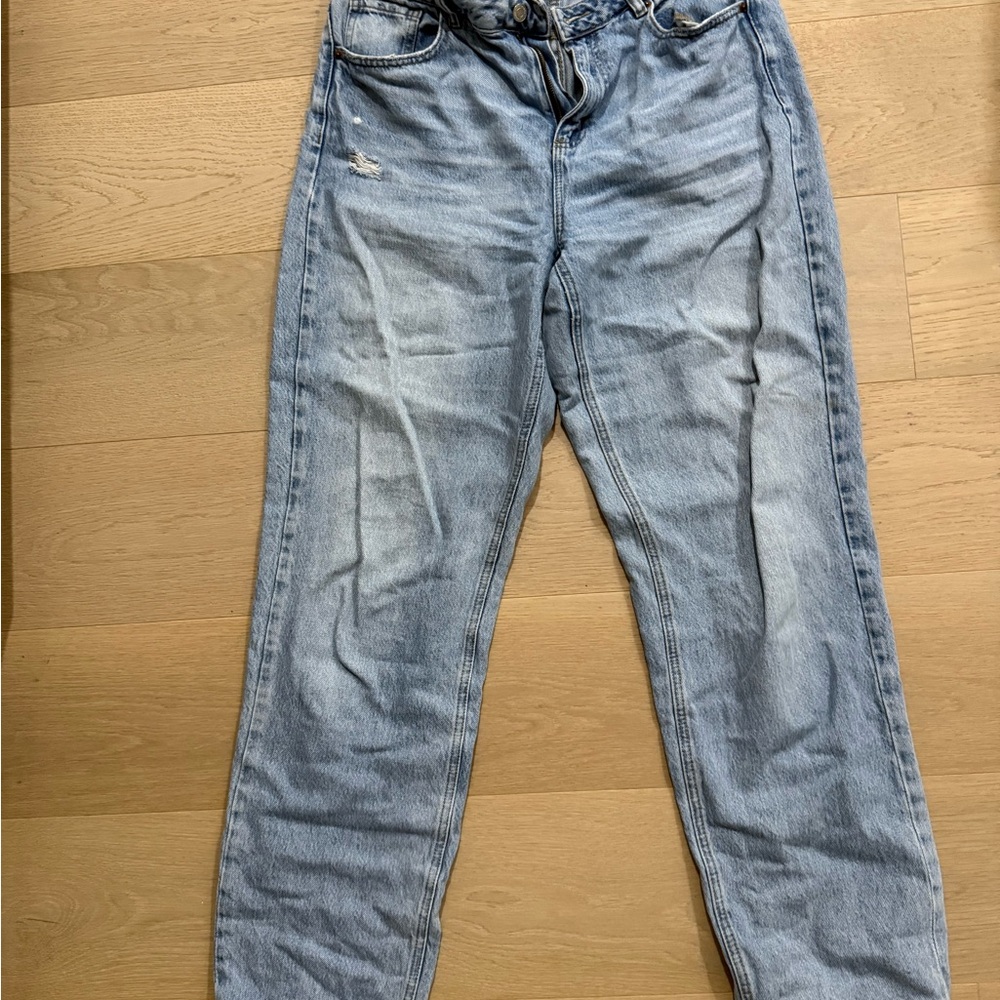 Dynamite Light Blue Straight Leg Jeans